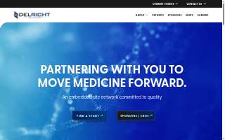 DelRicht Research of Clinical Trials Gulfport website