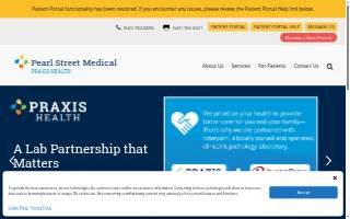 Pearl Street Medical website