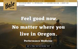 Hale Men's Clinic website