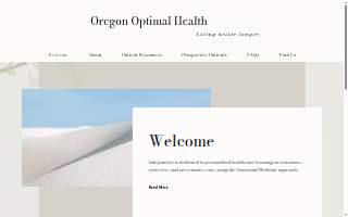 Oregon Optimal Health website