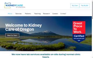 Kidney Care of Oregon website