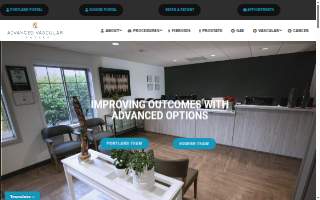 Advanced Vascular Centers - Eugene website