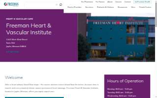 Freeman Heart & Vascular Institute - Joplin website