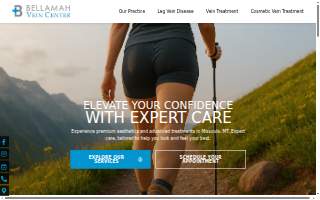 Bellamah Vein Center website