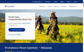 Providence Heart Institute - Missoula website