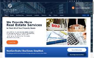 NextGen Realty- Worcester website