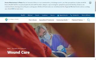 St. Peter's Health Wound Care Center website