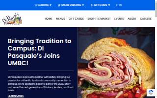 Dipasquale's Catering website