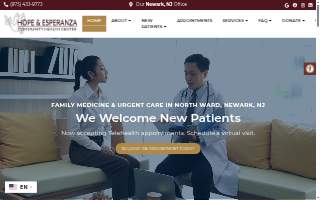 Hope & Esperanza Community Health Center website