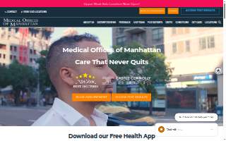 Medical Offices of Manhattan - Columbus Circle website
