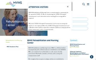 MVHS Rehabilitation & Nursing Center website