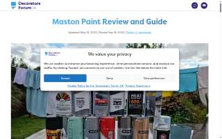 Maston's Plumbing & Drain website
