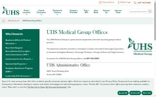Uhs Medical Group website