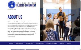 School of the Blessed Sacrament - Early Childhood/Lower School website