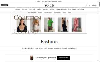 Fashion Salon website