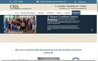 Cary Healthcare Associates website