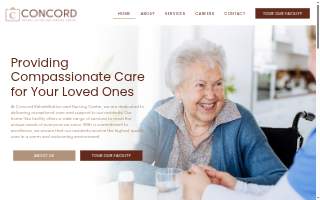 Curis Concord Nursing and Rehabilitation Center website