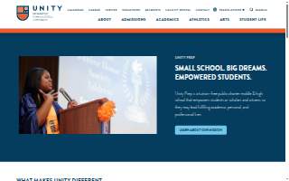 Unity Prep Charter School - Middle School website