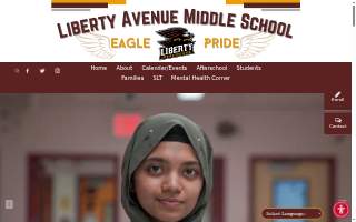 K662 Liberty Avenue Middle School website