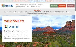 AZ Ortho of Phoenix website