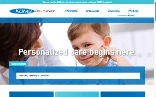 Northern Ohio Medical Specialists website