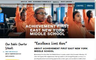 Achievement First East New York Middle School website
