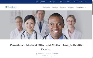 Providence Medical Offices at Mother Joseph Health Center website
