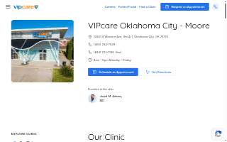 VIPcare Oklahoma City - Moore website