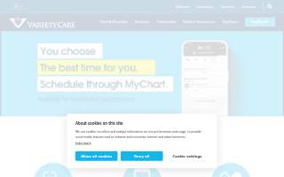 Variety Care Norman Himes website