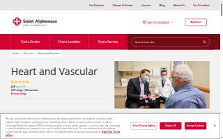 Saint Alphonsus Medical Group: Heart Care website