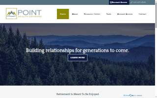 Point Wealth Advisors website