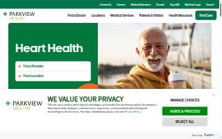 Parkview Heart Institute website