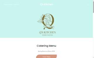 Chef Q's Kitchen LLC website