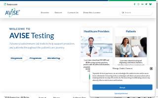 Avise Family Chiropractic website