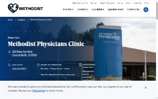 Methodist Physicians Clinic (Risen Son) website