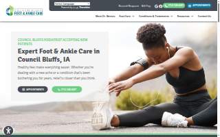 Council Bluffs Foot & Ankle Care website