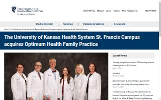 Optimum Health Family Practice website