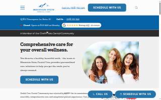 Mountain State Dental Care website