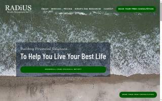 Radius Wealth Management & Financial Advisor of Boston website