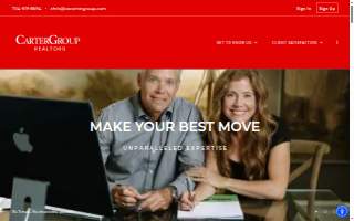 Carter Group Realtors website