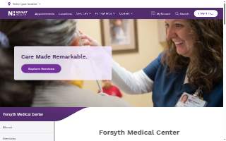 Novant Health Forsyth Medical Center website