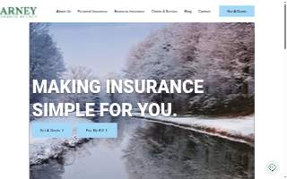 Barney Insurance - Lincoln website