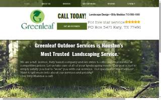Green Leaf Outdoor Services LLC website