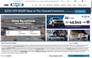 McKie Ford website