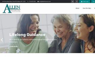Allen Financial & Allen Wealth and Asset Management website