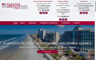 Sherzer & Associates Insurance Agency website