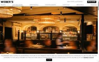 Weber's Boutique Hotel website