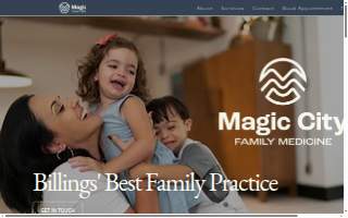 Magic City Family Medicine website