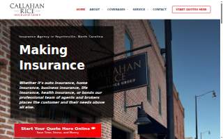 Callahan & Rice Insurance Group, INC website