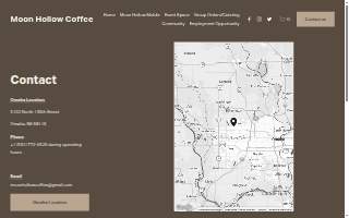 Moon Hollow Coffee website
